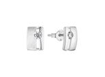 Paar Ohrstecker Amor "2016911", Bunt (Silberfarben, Weiß, Kristallweiß), Ohrringe, Damen, Silber 925 (Sterlingsilber), Mit Zirkonia (Synth.)
