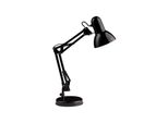 Brilliant Lampe Henry Tischleuchte Schwarz 1X A60, E27, 28W, Geeignet FüR Normallampen (Nicht Enthalten) Mit Schnurzwischenschalter