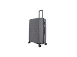 Koffer Saxoline "Fiesta", Gr. B/H/T: 51Cm X 77Cm X 30Cm, Grau, Polypropylen, Koffer, Large - Hartschalenkoffer - Aus Polypropylen