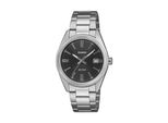 Quarzuhr, Edelstahlfarben, Schwarz, Casio Timeless Collection, Armbanduhren, Herren, Quarzuhr, Armbanduhr, Damenuhr, Herrenuhr, Edelstahlarmband, Analog, Tag