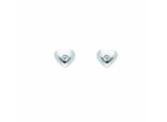 Paar OhrhäNger Adelia´S "Herz Ohrstecker Ohrringe 925 Silber Mit Zirkonia", Silber, Ohrringe, Damen, Damen, Silber 925 (Sterlingsilber), Silberohrringe Herz