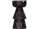 Beistelltisch Gutmann Factory "Manda", Schwarz, B:34Cm H:65Cm T:34Cm, Tische, Beistelltisch