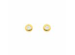 Paar OhrhäNger Adelia´S "Ohrstecker Ohrringe 925 Silber Vergoldet Mit Zirkonia", Gold, Ohrringe, Damen, Damen, Silber 925 (Sterlingsilber), Goldohrringe