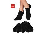 Sneakersocken Lascana Active, Damen, Gr. 35-38, Schwarz (5X Schwarz), Baumwolle, Elasthan, Polyamid, Unifarben, Elastisch, Socken Sneakersocken, Mit Frottee Details