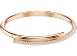 Armreif Swarovski "Schmuck Geschenk Armschmuck Dextera" Gr. S, Rosa (RoséGoldfarben, Kristallweiß, Kristallweiß), ArmbäNder, Damen, S, Metall, Armreif, Mit Swarovski Kristall