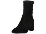 Stiefelette HÖGl "HöGl Stiefelette Veloursleder", Damen, Gr. 41, Schwarz, Veloursleder, Schuhe Stiefelette