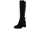 Overkneestiefel Nero Giardini "Nero Giardini Stiefel Leder/Textil", Damen, Gr. 36, Schwarz, Leder, Textil, Schuhe