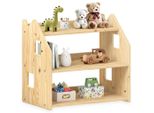 Idimex Kinderregal, Natur, Holz, Kiefer, Vintage, 65x60x40 cm, FSC Mix, Kinder- & Jugendzimmer, Kindermöbel, Kinderregale