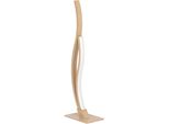 Eglo Tischleuchte "Grisolia Nachttischlampe, Tischlampe, Metall Und Kunststoff, Lampe", Braun, 1, H: 45,5Cm, 1 Stk., Leuchten, Tischleuchte - H45,5 Cm - Braun - 12W Inkl., Tischleuchte