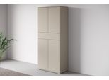 Aktenschrank Otto Home "Kenia, Stauraumschrank 80 Cm Breit Mit Schublade", Kaschmir, B:80Cm H:178,9Cm T:39,5Cm, Fsc-Zertifizierter Holzwerkstoff, Hartfaserplatte, Kunststoff, SchräNke, Griffloses Design Mit Push-To-Open Und Verstellbaren EinlegeböDen
