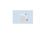 Hünersdorff Wasserkanister ECO 12 L Mit Hahn, HD-PE Natur, Fest Montierter Ablasshahn (Blau) (817500)