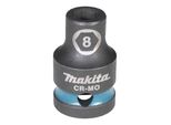 Makita Schlagnuss 1/2", SW8, Kurz, Impact Black (E-16047)