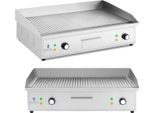 Elektrogrill, geriffelte Grillplatte 700 x 400 mm 4400 W