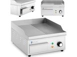 Elektrogrill glatt geriffelte Grillplatte 360 x 380 mm 2000 W