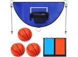 Famanu Basketballring mit Scoreboard und Mini-Basketbällen - Dunking Trampolinkit