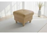 Polsterhocker Sit & More "Pamela", Beige (Cappuccino), B:58Cm H:48Cm T:58Cm, Hocker, Polsterhocker, Mit Praktischen Stauraum