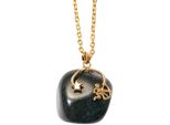 Kette Mit AnhäNger Firetti "Schmuck Geschenk Halsschmuck Anker/Halskette Sternzeichen Geburtsstein", Gold (Gelbgoldfarben), Halsketten, Damen, SchüTze, Edelstahl, L: 50 B: 2Mm, Made In Germany - Mit Edelstein, B:2Mm
