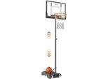 Famanu Basketballring Mobile Basketballanlage - 2,13 Meter - Indoor und Outdoor