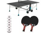 Cornilleau Tischtennis-Set 200X Outdoor, Grau