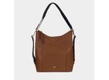 Rucksack HANNA Hobo Rucksack braun Damen - Leder