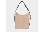 Rucksack HANNA Hobo Rucksack beige Damen - Leder