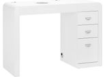 Kosmetiktisch 312 mit Tablettabsorber weiß links