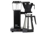 Moccamaster KBGT Black Kaffeemaschine, Filterkaffeemaschine, Gemahlener Kaffee, 2400 W, Schwarz, Edelstahl