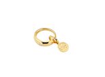 KettenanhäNger Firetti "Schmuck Geschenk Gold 333 Halsschmuck AnhäNger Taufring Mit Engelmotiv", Gelbgoldfarben, Kristallweiß, Kristallweiß, SchmuckanhäNger, Damen, Gelbgold 333, 0,81 G, KettenanhäNger, Mit Zirkonia (Synth.)