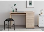 Schreibtisch Vogl MÖBelfabrik "Tobi, Wahlweise Mit 3 SchubkäSten Oder 1 Schubkasten/1 TüR", Braun (Sonoma, Eichefarben), B:115Cm H:73Cm T:56Cm, Tische, Schreibtisch, Optional Mit Tastaturauszug, Breite 115 Cm