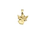 KettenanhäNger Firetti "Schmuck Geschenk Gold 333 Halsschmuck AnhäNger Engel", Gelbgoldfarben, SchmuckanhäNger, Damen, Gelbgold 333, 0,51 G, KettenanhäNger