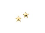 Paar Ohrstecker Firetti "Schmuck Geschenk Gold 333 Ohrschmuck Ohrringe Sterne", Gelbgoldfarben, Ohrringe, Herren, 7,5Mm, Gelbgold 333