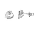 Paar Ohrstecker Firetti "Schmuck Geschenk Silber 925 Ohrschmuck Ohrringe", Silberfarben, Kristallweiß, Kristallweiß, Ohrringe, Damen, Silber 925 (Sterlingsilber), Mit Zirkonia (Synth.)