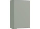 HäNgeschrank Welltime "Trient, HäNgeschrank 40 Cm, GedäMpfte Scharniere", SchilfgrüN, B:40Cm H:64Cm T:20Cm, Mdf, SchräNke, HäNgeschrank, SchilfgrüN, GedäMpfte TüR, Verstellbare EinlegeböDen