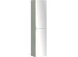 Spiegelschrank Welltime "Trient, Seiten-Spiegelschrank 40 Cm, GedäMpfte Scharniere", Weiß (SchilfgrüN, Wildeiche), B:40Cm H:180Cm T:35Cm, Mdf, SchräNke, Spiegelschrank, SchilfgrüN/Wildeiche, GedäMpfte Scharniere