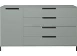 Highboard MÄUsbacher "Bonnie", GrüN (Pine GrüN Matt Lack), B:168Cm H:100Cm T:45Cm, Sideboards, Highboard, Board Mit Quadratgestell