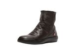 Stiefelette Softinos "Softinos Stiefelette Leder", Damen, Gr. 39, Schwarz, Leder, Schuhe Stiefelette