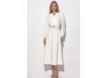 Gepflegtes A-Linien-Midikleid Mit GüRtel