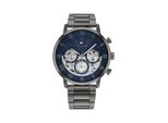 Multifunktionsuhr Tommy Hilfiger "Legend", Anthrazit, Armbanduhren, Herren, Quarzuhr, Armbanduhr, Herrenuhr, Edelstahlarmband, Analog, Tag