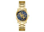 Quarzuhr Guess "GUESS-ANNETTE", Goldfarben, Armbanduhren, Damen, Quarzuhr, Armbanduhr, Damenuhr, Edelstahlarmband, Analog