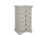 Kommode Otto Home "Rustic", Kaschmir, B:48Cm H:81Cm T:38Cm, Fsc-Zertifiziertes Massivholz, Sideboards, Kommode, Breite 48Cm, Aus Massiver Kiefer, 5 Schubladen, Fsc-Zertifiziert