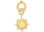 Charm Sonne Amor "2038519", Gold (Gelbgoldfarben), Charms, Damen, Silber 925 (Sterlingsilber)