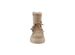 Stiefel Tom Tailor "Tom Tailor Winter Boots", Damen, Gr. 38, Sand, Polyester, Unifarben, Schuhe Stiefel