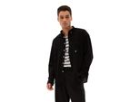 Herren Baumwoll Langarm Button-Down Hemd