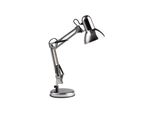 Brilliant Lampe Henry Tischleuchte Chrom 1X A60, E27, 28W, Geeignet FüR Normallampen (Nicht Enthalten) Mit Schnurzwischenschalter