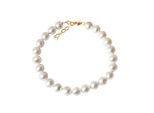 Armband Vivance "375/- Gelbgold SüßWasserzuchtperle 7,5-8 Mm", Gelb, ArmbäNder, Damen, 18+3Cm, Gold, GläNzend, Armband