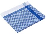 Geschirrtuch GÖZze "Allzweck-GrubenhandtüCher, Des. 60305", Blau, B:50Cm L:100Cm, 100% Baumwolle, GeschirrtüCher, Geschirrtuch, Kariert, 50X100 Cm