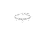 Armkette Boss "Selena", Silber (Edelstahlfarben, Kristallweiß, Kristallweiß), ArmbäNder, Damen, 18Cm, Edelstahl, Armkette, Mit Preciosa Crystal