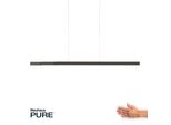 Neuhaus Pure LED Pendelleuchte "Pure Lume", Grau (Graphite), 6, H: 60Cm, 1 Stk., Leuchten, Dimmbar üBer Sensordimmer, 3-Stufen Cct, Ausziehbar, LED Pendelleuchte