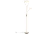 Globo Lighting Deckenfluter "Ebro", Sandfarben Matt, 1, H: 194Cm, 1 Stk., Leuchten, LED Deckenfluter, Dimmbar, 3000K, Modern & Hell, Deckenfluter