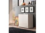 Sideboard Home Affaire "Mister, Kommode, Lowboard, Breite 90 Cm, Made In Italy", Weiß, B/H/T: 90Cm X 80Cm X 38Cm, 2 Stk., Sideboards, Sideboard, Korpus Und Fronten Komplett Hochglanz Lackiert